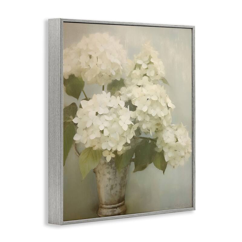 Stupell Faded Country Hydrangeas Framed Giclee Art Design By Arlington Prints