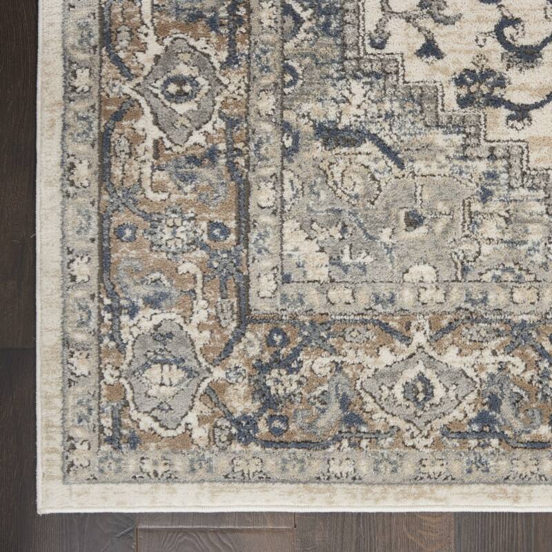 Mebus Power Loomed Traditional Area Rug By HomeRoots - 180' X '144' X '0.32