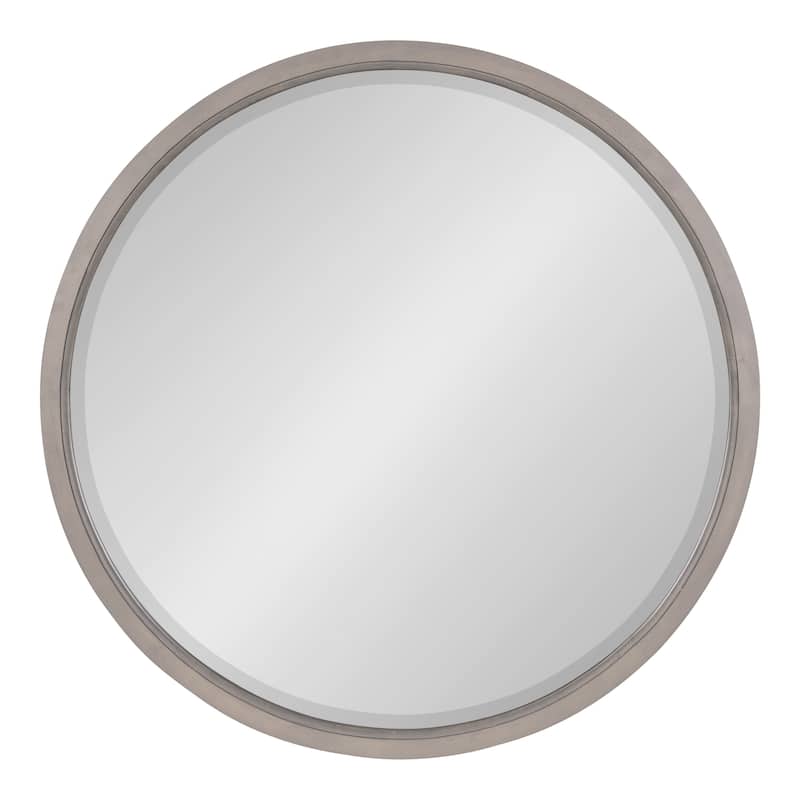 Kate and Laurel Hogan Round Framed Wall Mirror