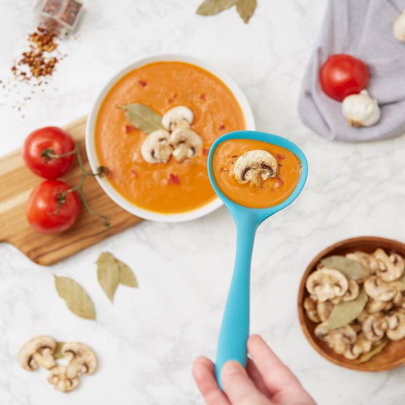 Ela's Silicone Ladle - Blue - 11 x 3.5 x .5