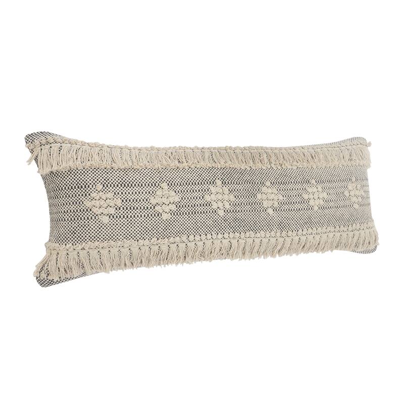 Sevita Diamond Overtufted Cotton Indoor Throw Pillow 20 inch