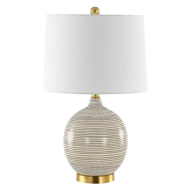 SAFAVIEH Lighting Emmi 23" Table Lamp with Usb - 14" W x 14" D x 23" H - 14Wx14Dx23H