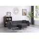 preview thumbnail 3 of 20, Brayden Fabric Sectional Sofa Chaise