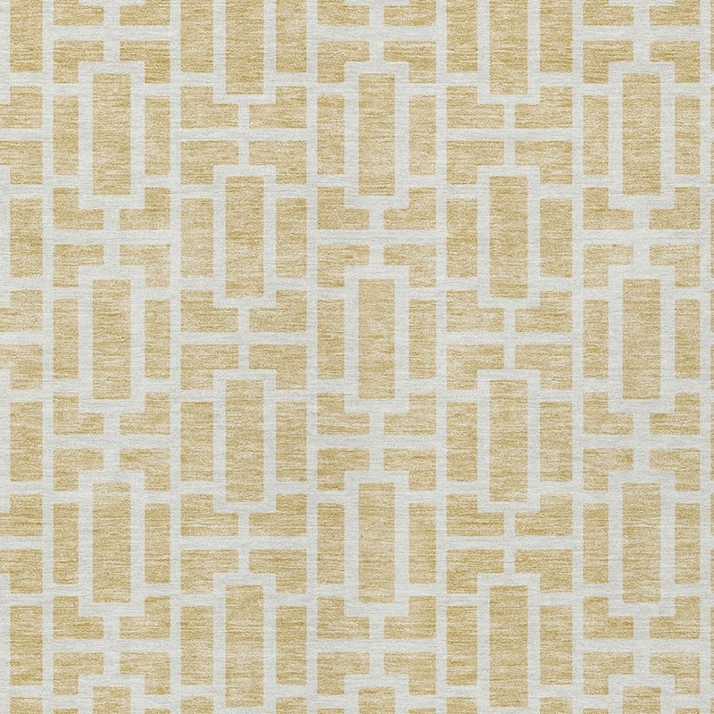 HomeRoots Geometric Transitional Rectangle Outdoor Rug