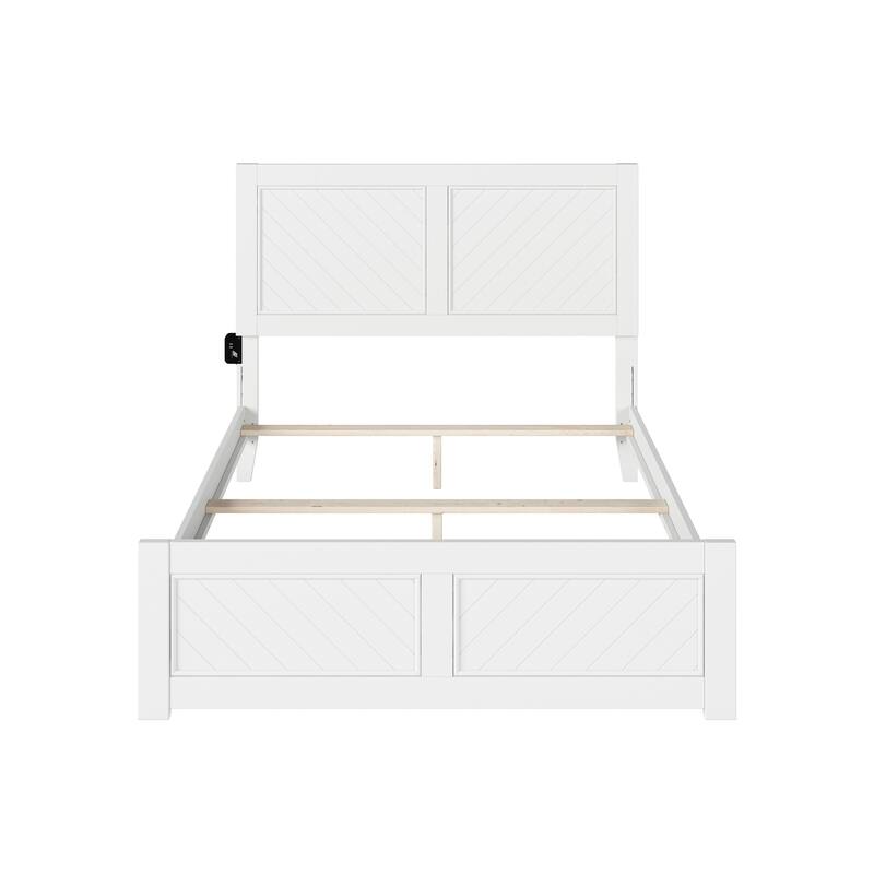 Canyon Foundation Bed Frame with Matching Footboard