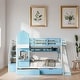 preview thumbnail 14 of 46, Kid-Friendly Design Full over Full Bunk Bed