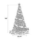 preview thumbnail 7 of 11, Maypex Lighted Flocked Green Spruce Artificial Christmas Tree