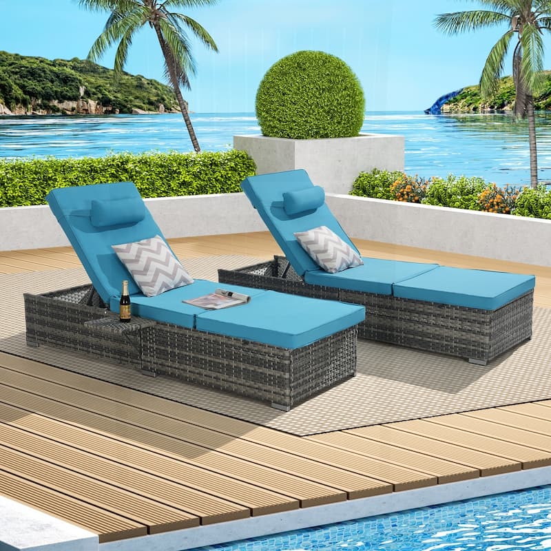 Outstanding Outdoor Chaise Lounge Chair Set for Relaxation and Leisure
