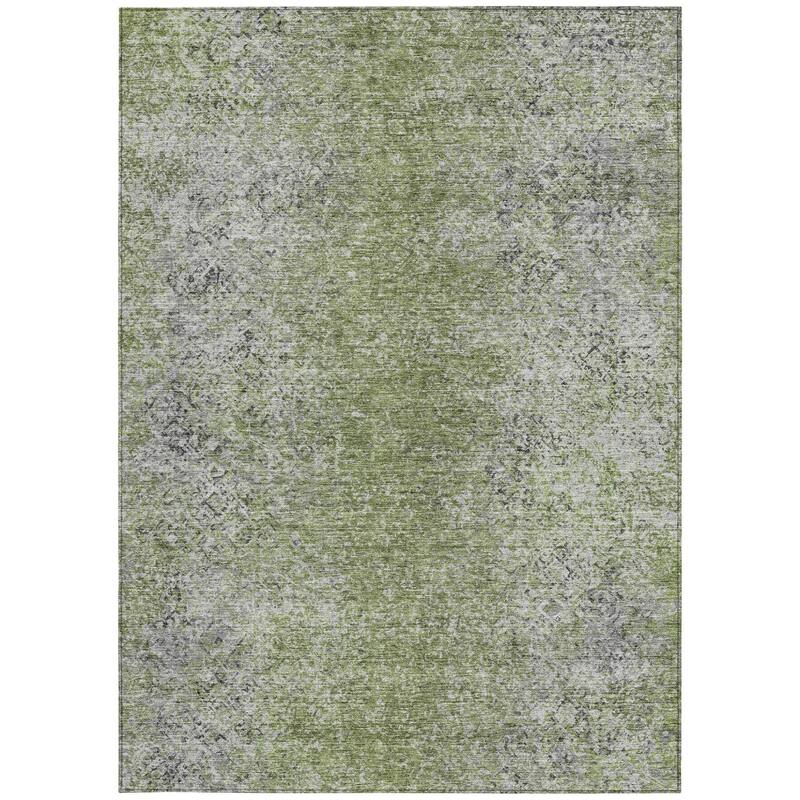 HomeRoots Oriental Transitional Rectangle Outdoor Rug