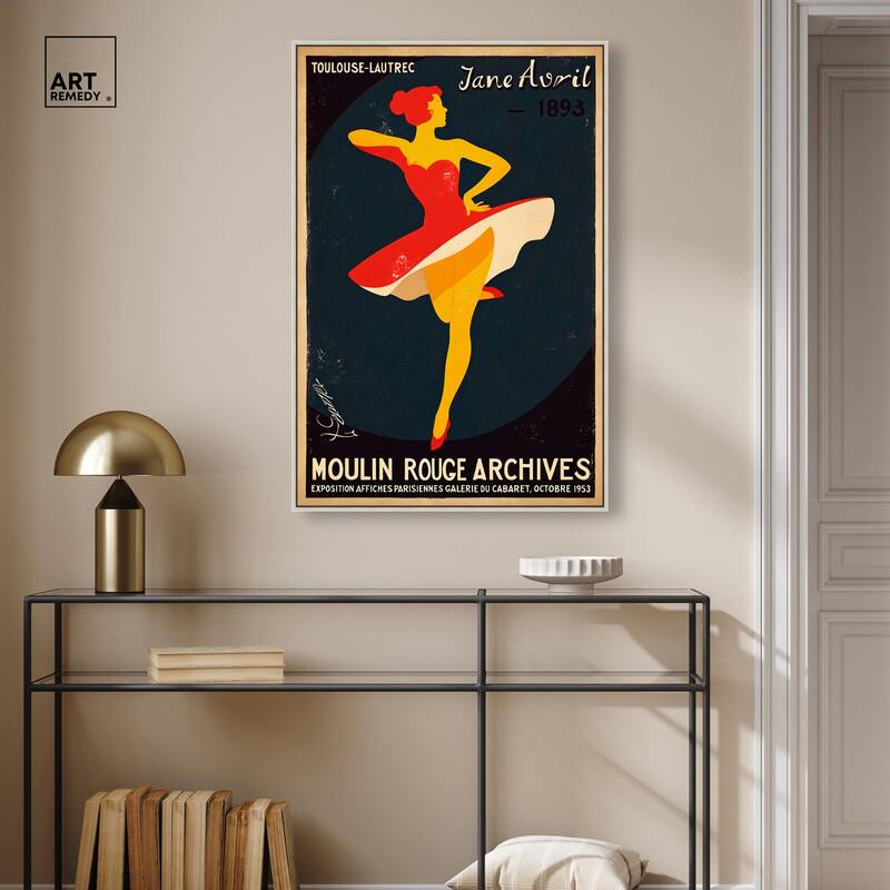 Moulin Rouge Canvas by Art Remedy