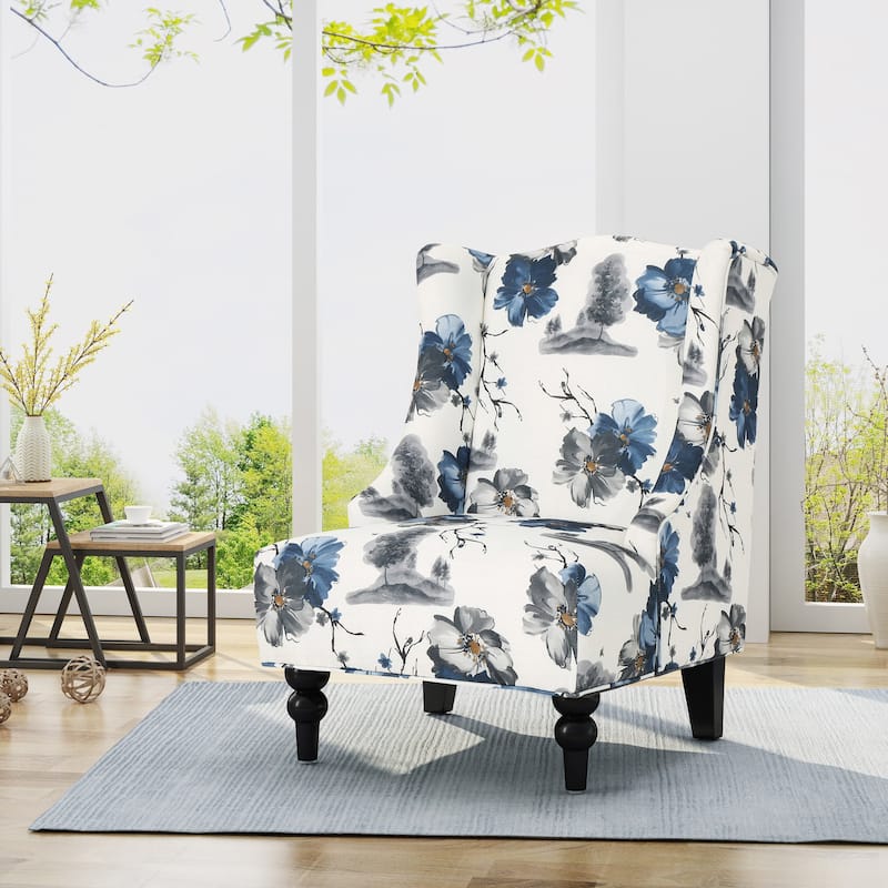 28" High-Back Upholstered Club Chair