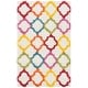 preview thumbnail 6 of 25, SAFAVIEH Kids Shag Sunje Nursery Playroom 2-inch Thick Rug 3' x 5' - Ivory/Multi - Rectangle