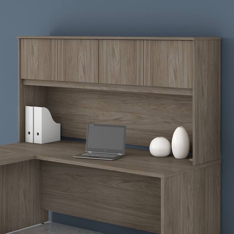 Studio C 72W Hutch by Bush Business Furniture - Modern Hickory