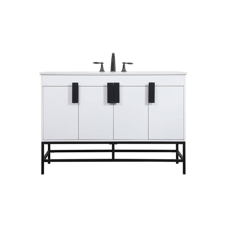 Elegant Lighting VF48848M Eugene 48" Free Standing Single Basin Vanity