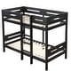 preview thumbnail 10 of 11, Twin over Twin Bunk Bed with Ladder, White