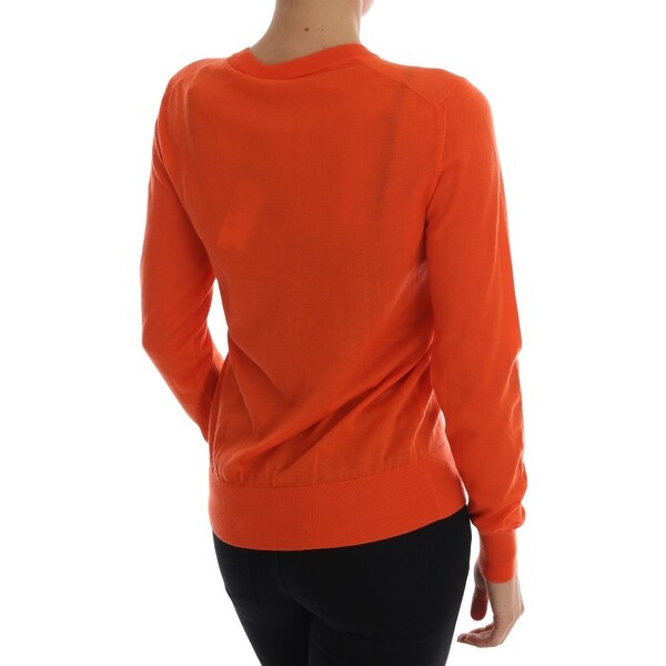 orange cashmere sweater