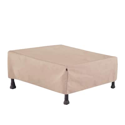Modern Leisure® Chalet Patio Ottoman Cover, 48"L x 25"W x 18"H, Beige