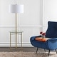 preview thumbnail 3 of 8, JONATHAN Y Trisha 59" Metal/Glass LED Side Table and Floor Lamp, Brass - Brass Gold - 59" H x 18" W x 18" D