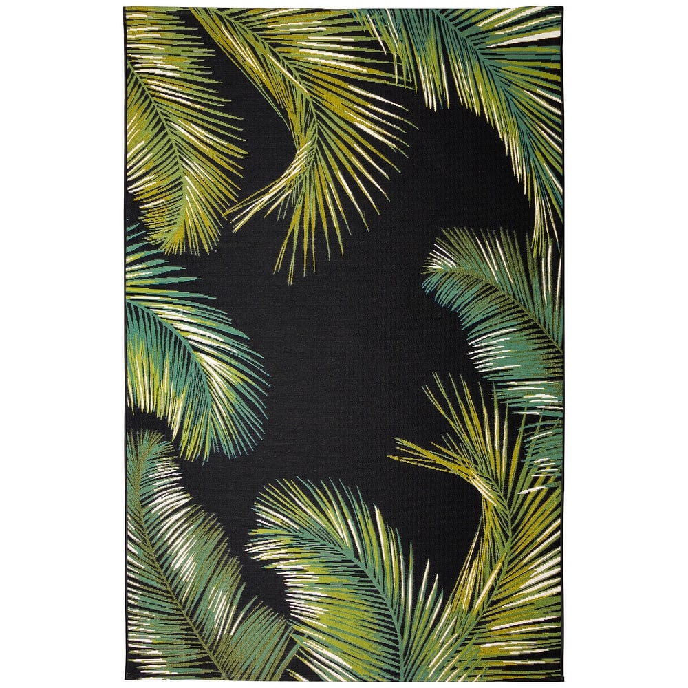 Liora Manne Marina Palm Border Indoor/Outdoor Rug