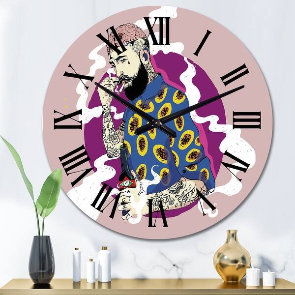 cigarette clock Harley Collectibles SOLD SMOKIN!!!! Check out this