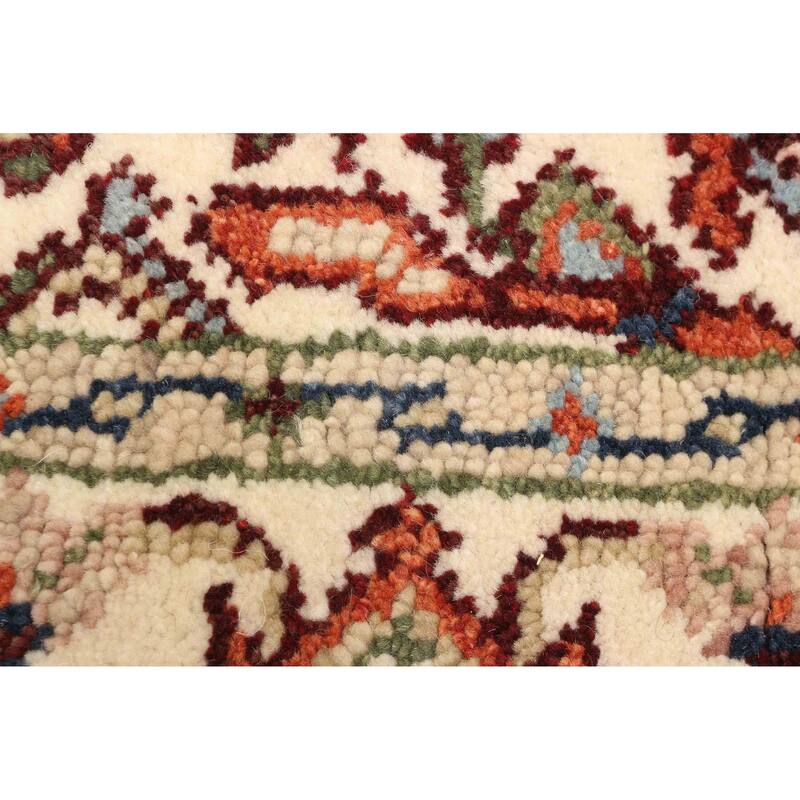 ECARPETGALLERY Hand-knotted Serapi Heritage Light Blue Wool Rug - 4'0 x 5'11