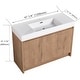 preview thumbnail 51 of 61, BNK 24/30/48/60 inch Freestanding Resin Sink Bathroom Vanity with Soft Close Door and Adjustable Shelf
