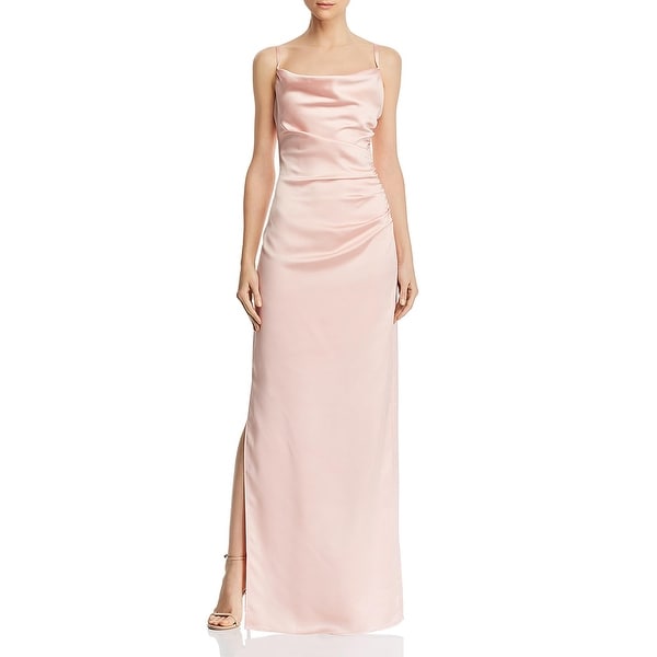Laundry by Shelli Segal Womens Evening Dress Satin Sleeveless - Blush. Opens flyout.