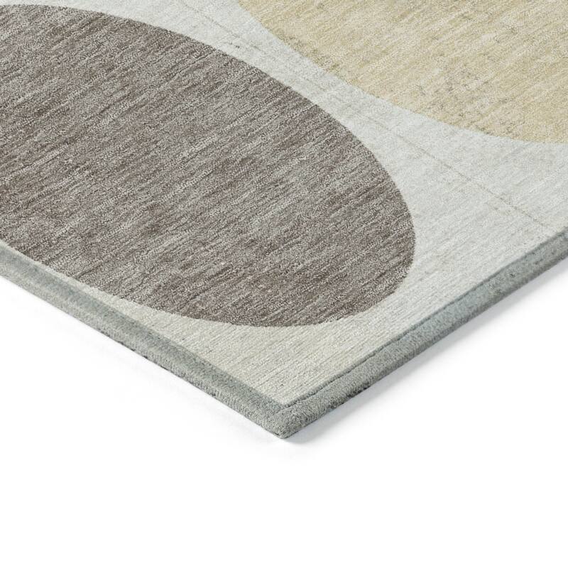 HomeRoots Geometric Transitional Rectangle Outdoor Rug