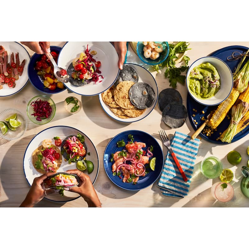 Royal Doulton Exclusively for Gordon Ramsay Maze Denim, 12 Piece Set