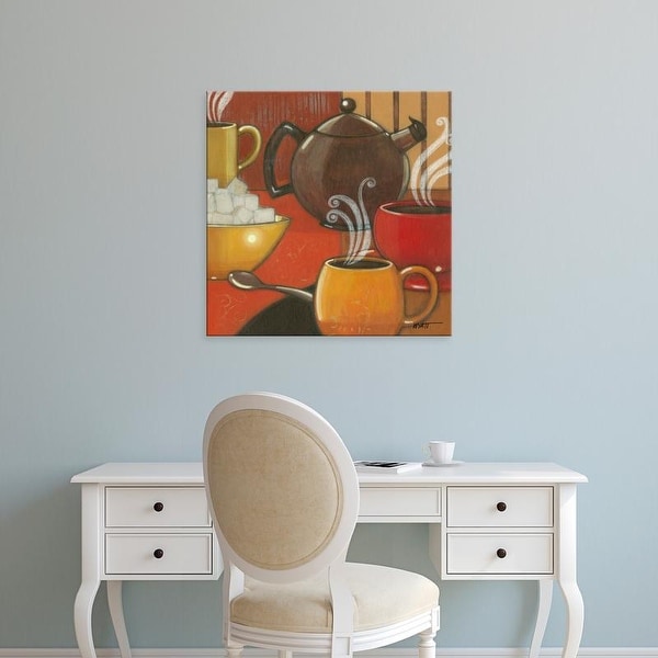 Easy Art Prints Norman Wyatt's 'Another Cup I' Premium Canvas Art