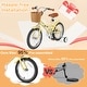 preview thumbnail 7 of 28, Gymax 16'' Kids Bike w/ Height Adjustable Handlebar Seat Basket Bell