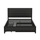 preview thumbnail 6 of 7, Queen Size Storage Platform Kids Bed Frame with Twin Trundle, 2-Drawers & Sturdy Headboard for Bedroom, Easy to Install, Black