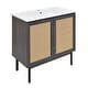preview thumbnail 79 of 125, Classe Bathroom Vanity in Oak