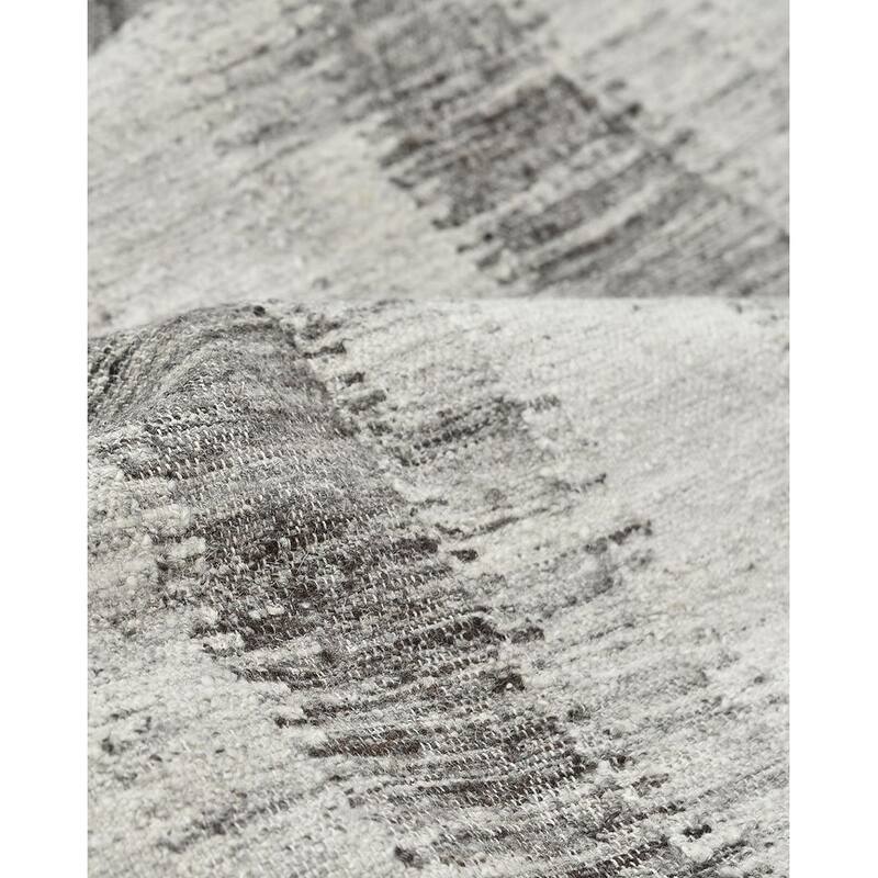 Overton Handmade Modern Contemporary Striped Area Rug