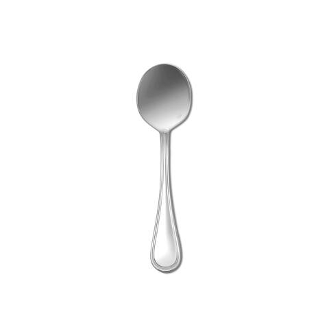 Sant' Andrea Silverplate Bellini Round Bowl Soup Spoons (Set of 12) by Oneida