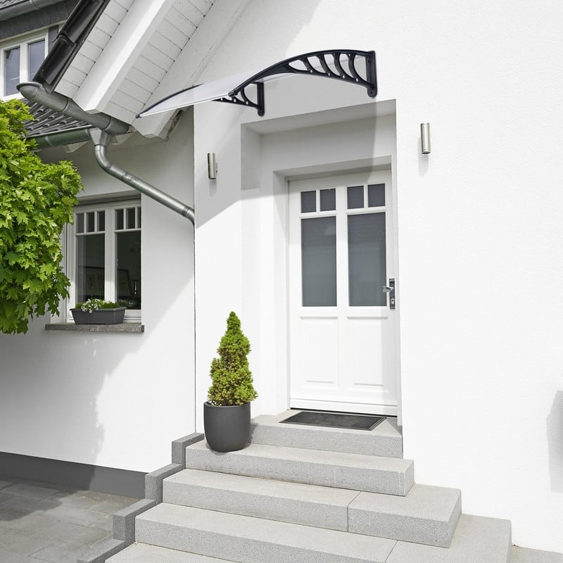 100 x 100CM Manual Door & Window Rain Awning
