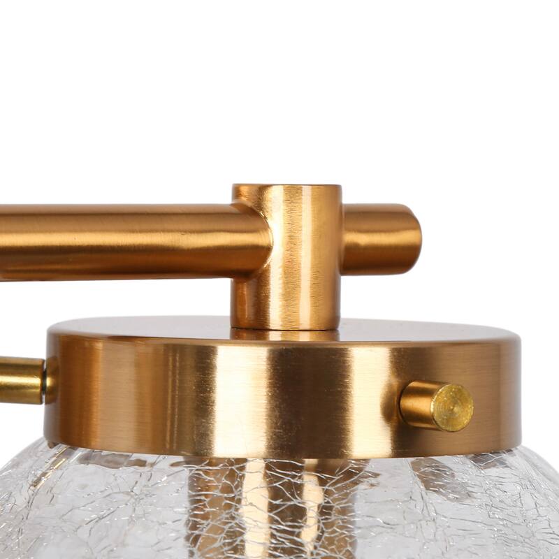 Bola Modern Gold 4-Light Bathroom Vanity Light Orb Glass Wall Sconces
