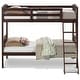 preview thumbnail 3 of 8, Costway Wood Solid Hardwood Twin Bunk Beds Detachable Safety Rail
