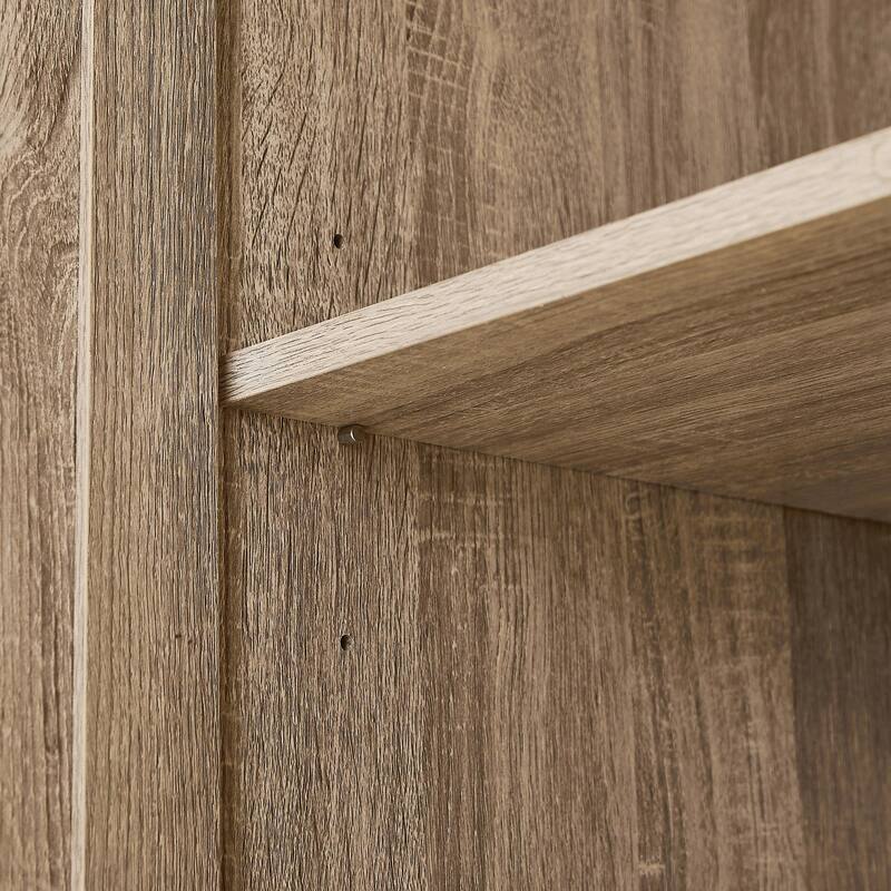 Storage Cabinet with Two Doors and Adjustable Shelf