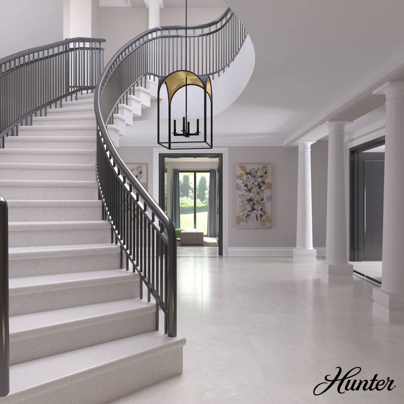 Hunter 18" Dukestown 4-Light Pendant - Kitchen Island, Dining Room, Entry - Industrial, Contemporary, Transitional