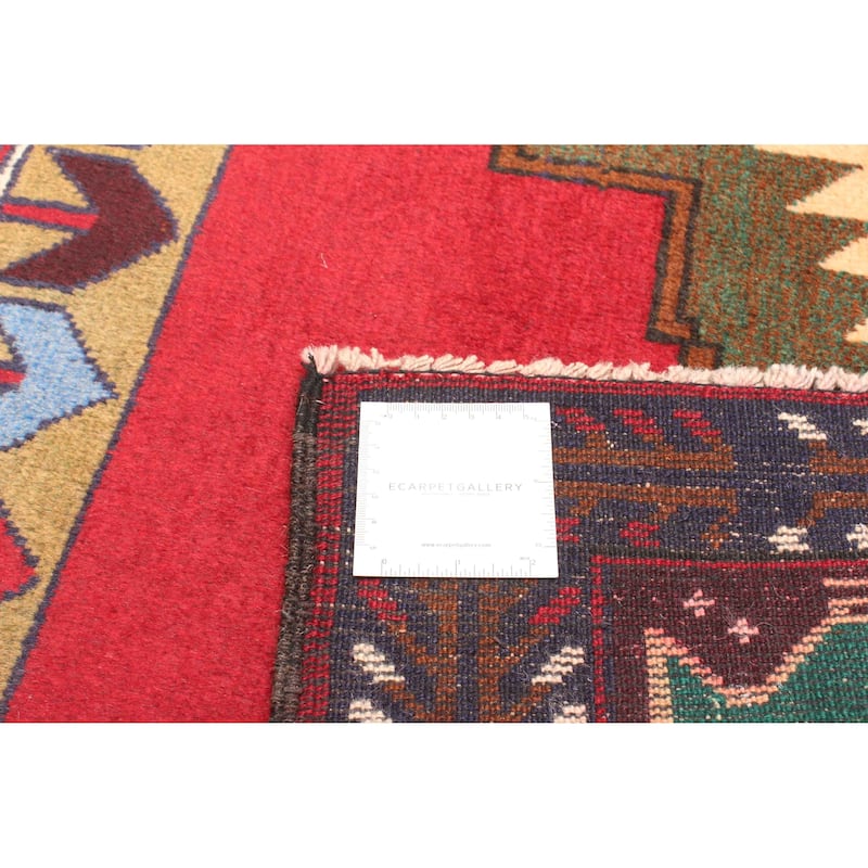 ECARPETGALLERY Hand-knotted Teimani Red Wool Rug - 2'11 x 4'11