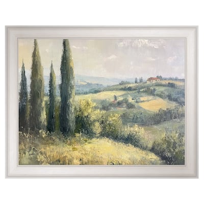 Masterpiece Art Gallery| Hill Country by Petals Prints Design - Framed Canvas Art Print