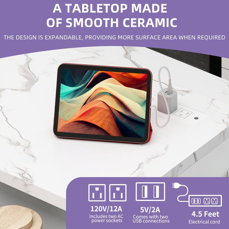 Rolling Kitchen island with Seating and Drop Leaf