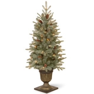 Customizable Christmas Tree & Greenery Set Frosted Arctic Spruce with Clear Lights main image 0