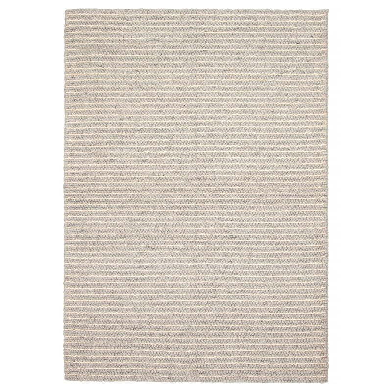 ECARPETGALLERY Braid weave Sienna Grey Wool Rug - 5'3 x 7'7 - Grey - 5'3 x 7'7