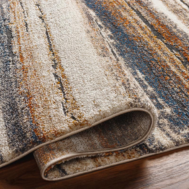 Artistic Weavers Banou Modern Striped Plush Area Rug