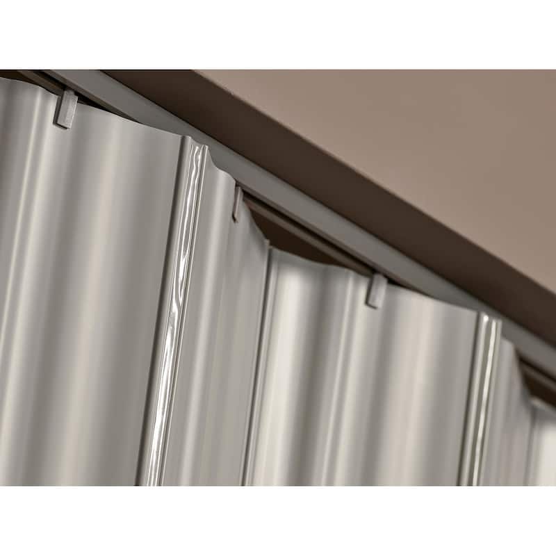 Spectrum Dunes Grey PVC 48-inch Folding Door