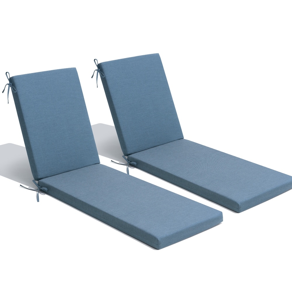 Pellebant Outdoor Patio Chaise Lounge Cushion