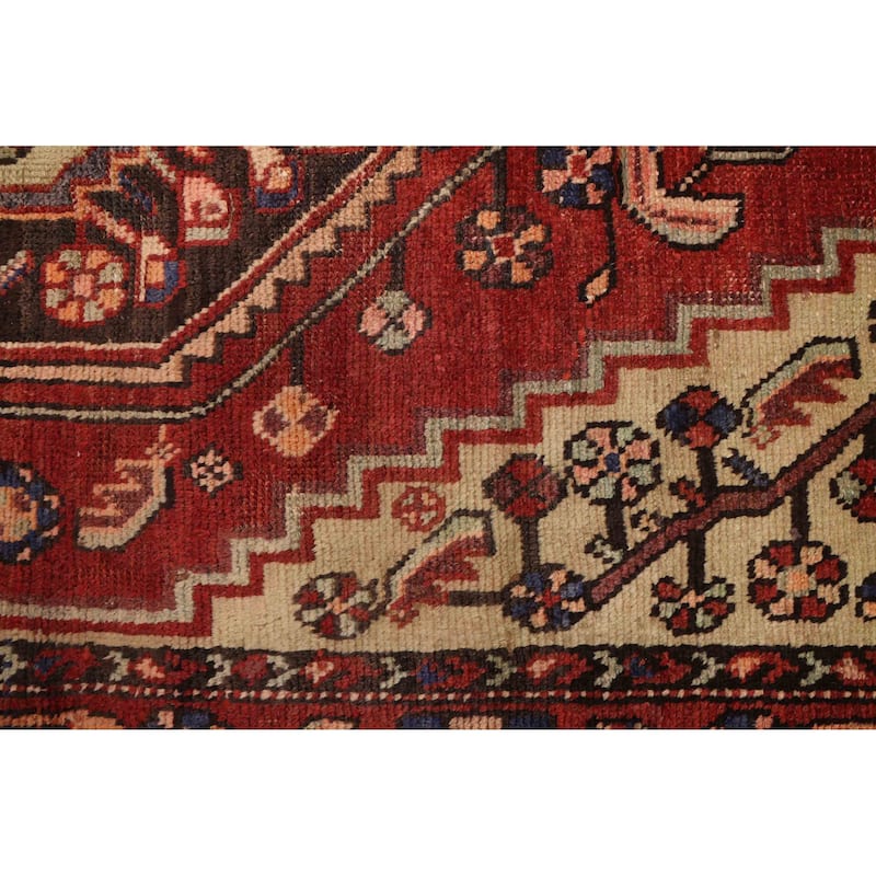 ECARPETGALLERY Hand-knotted Andelz Red Wool Rug - 4'5 x 7'7