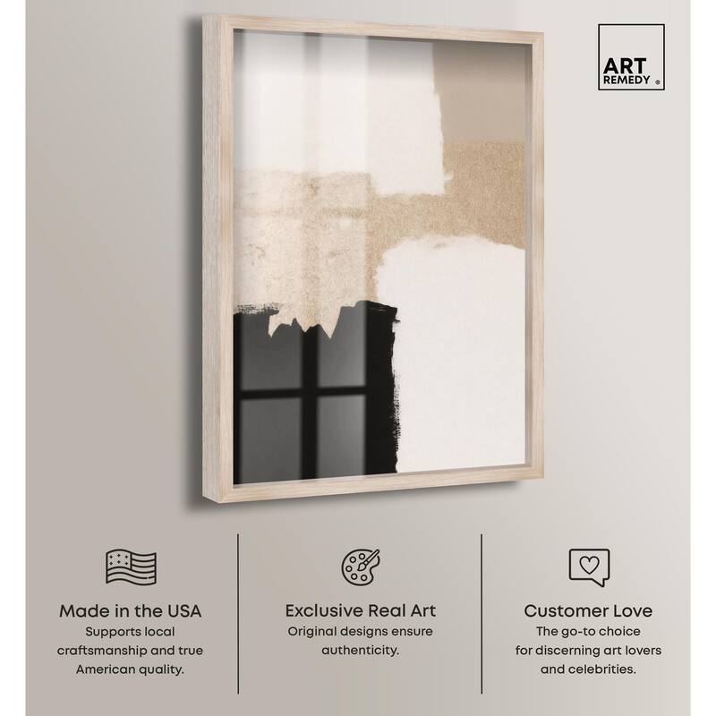 Earth and Ink I Shadowbox by Art Remedy
